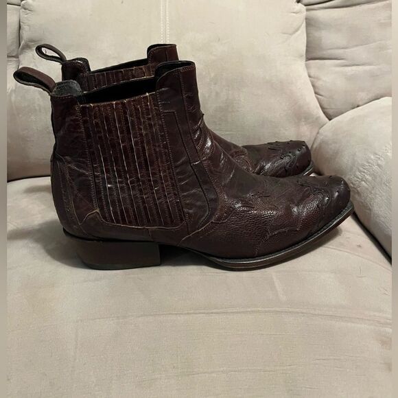 Dan Post ostrich boots size 13 - Picture 1 of 7